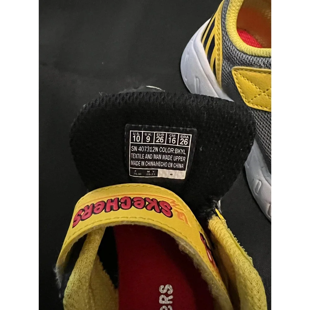 Skechers Lil Skechers Toddler Boys Construction Truck‎ Sneakers Grey SN 407312N